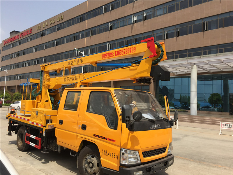 江鈴12米藍牌高空作業車報價